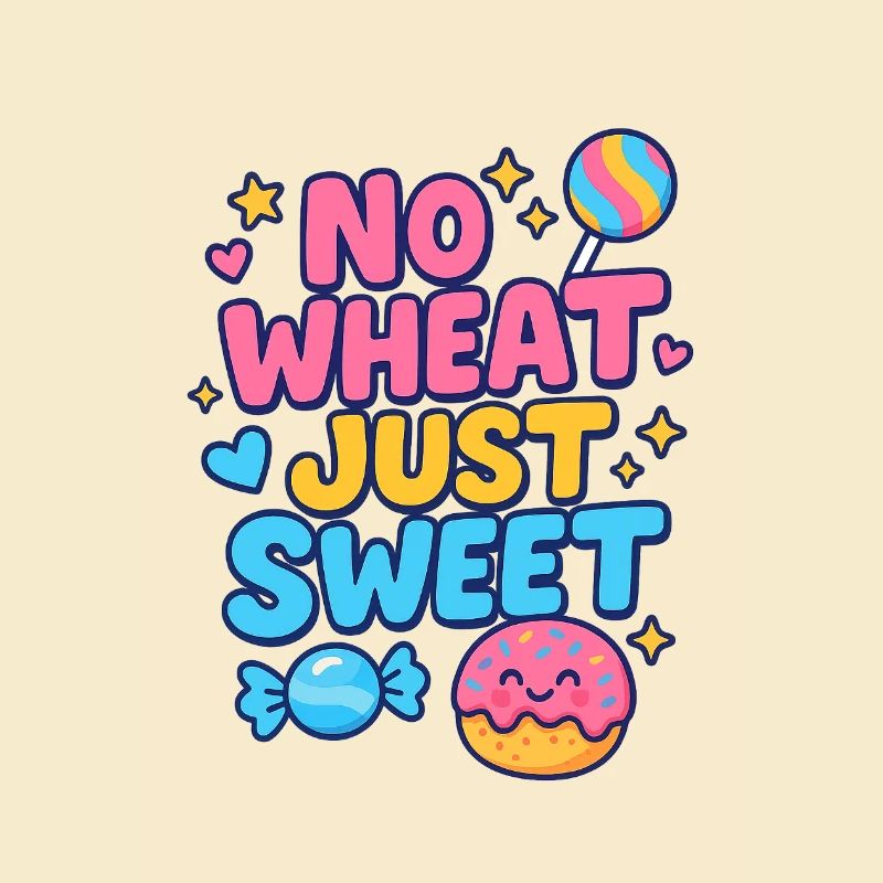 Pas de blé, juste sucré