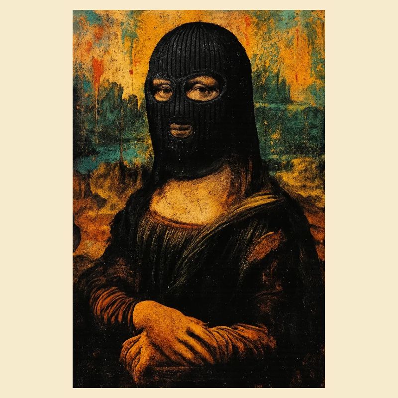 Mona Lisa Graffiti