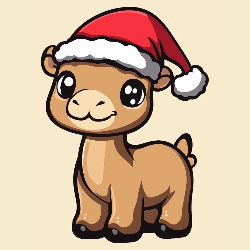 Kamel Weihnachten Christmas