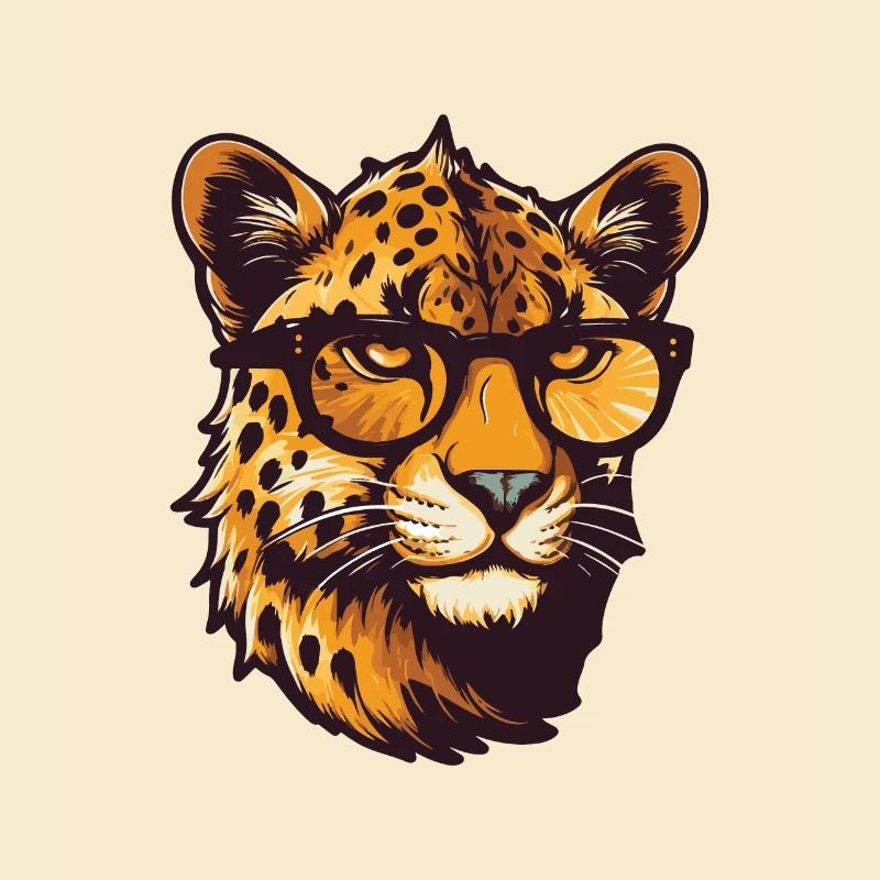 Gepard Kopf Cool
