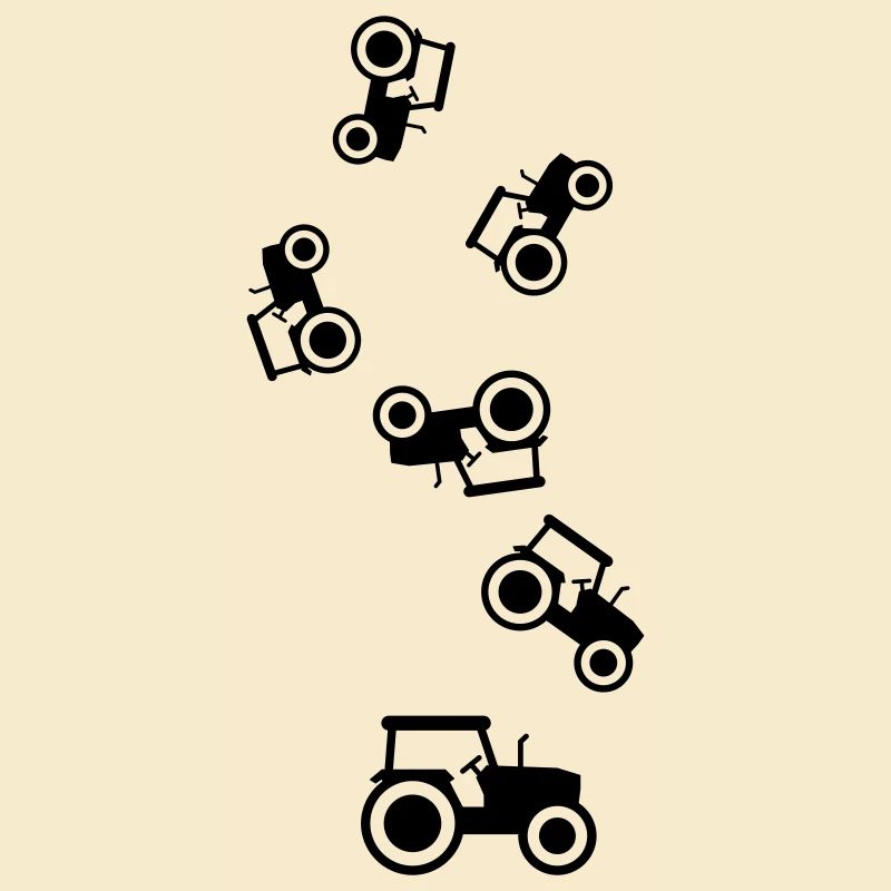 Traktor icon Silhouette