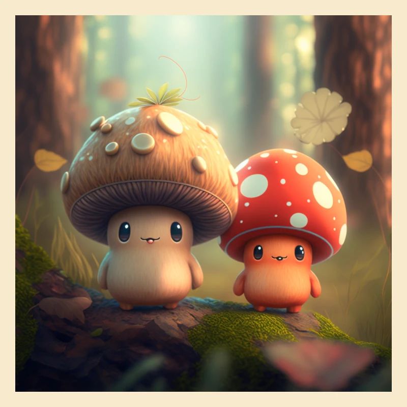Mushroom Forest Friends