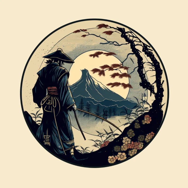 Nr. 2 : Japanese Art Samurai Fighter Ukiyo_e Style