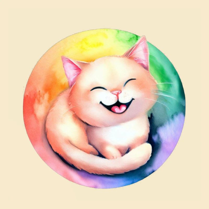 Rainbow cat