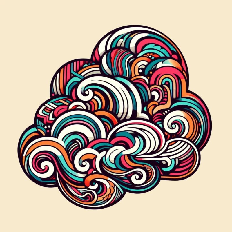 Psychedelic cloud