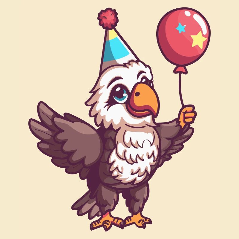Adler Geburtstag Comic