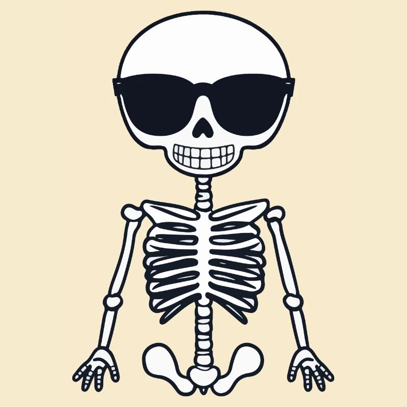 Squelette Halloween Cool