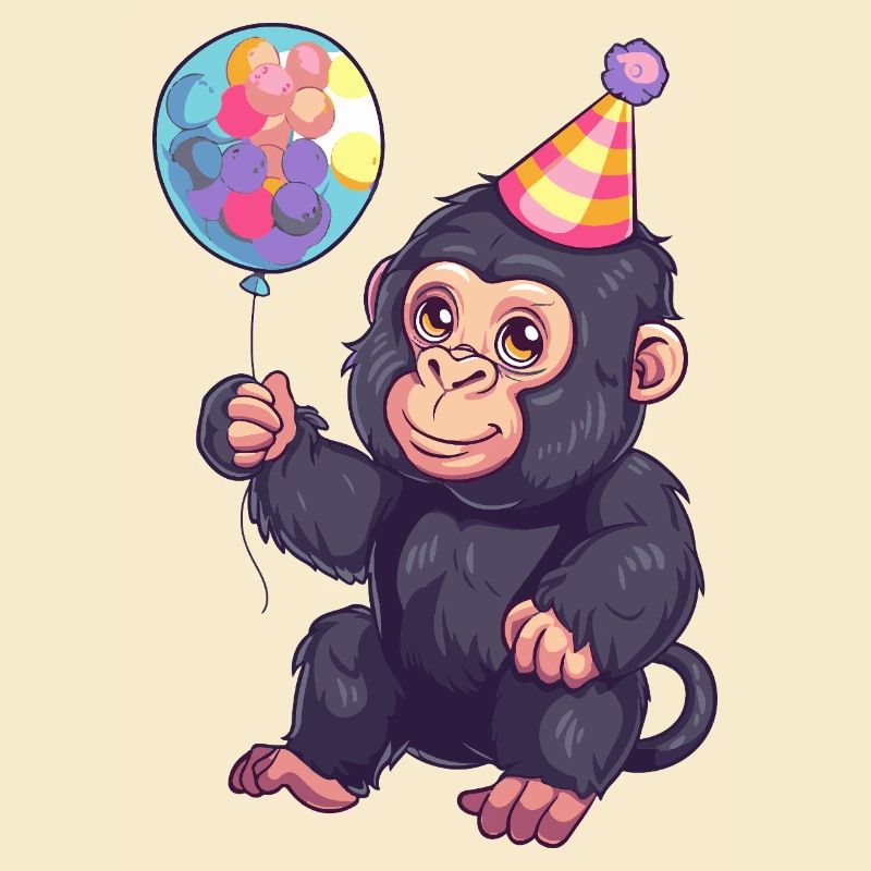 Gorille Anniversaire Bébé