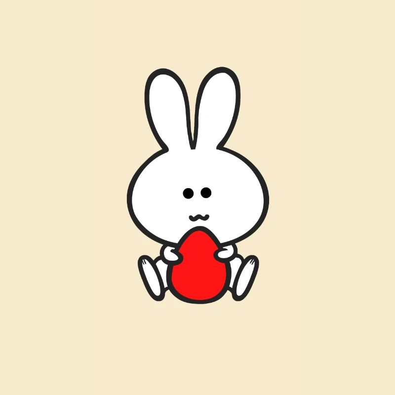 Easter bunny Easter eggs