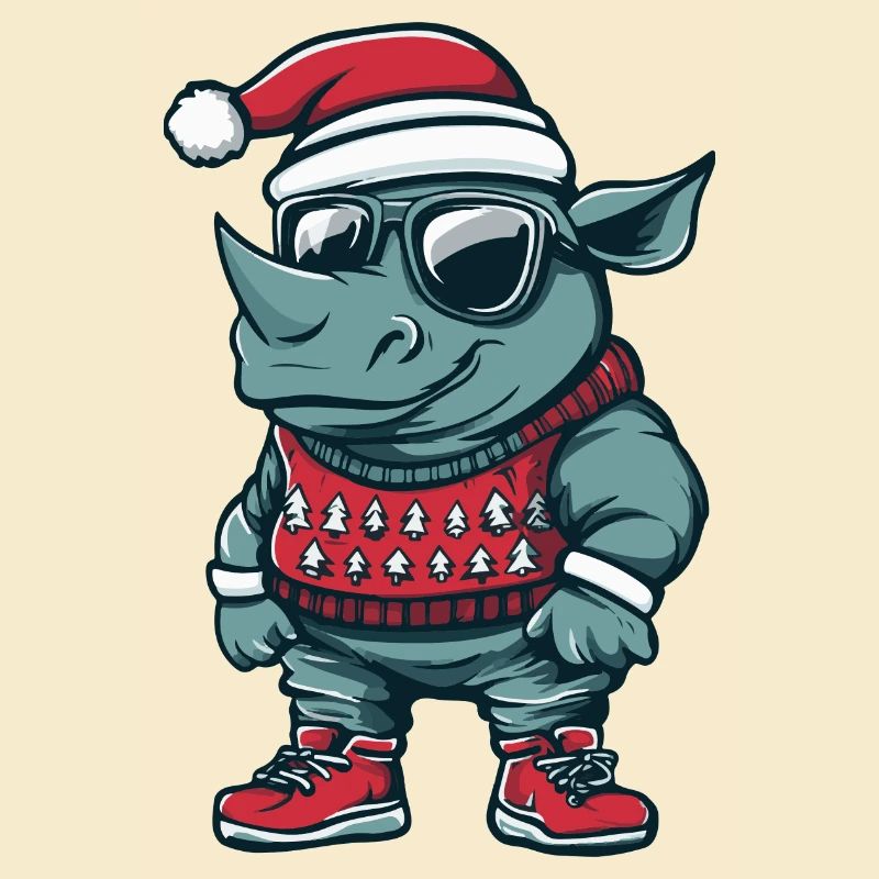 Noël Rhinocéros Noël