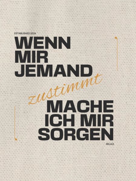 Ironisches Statement