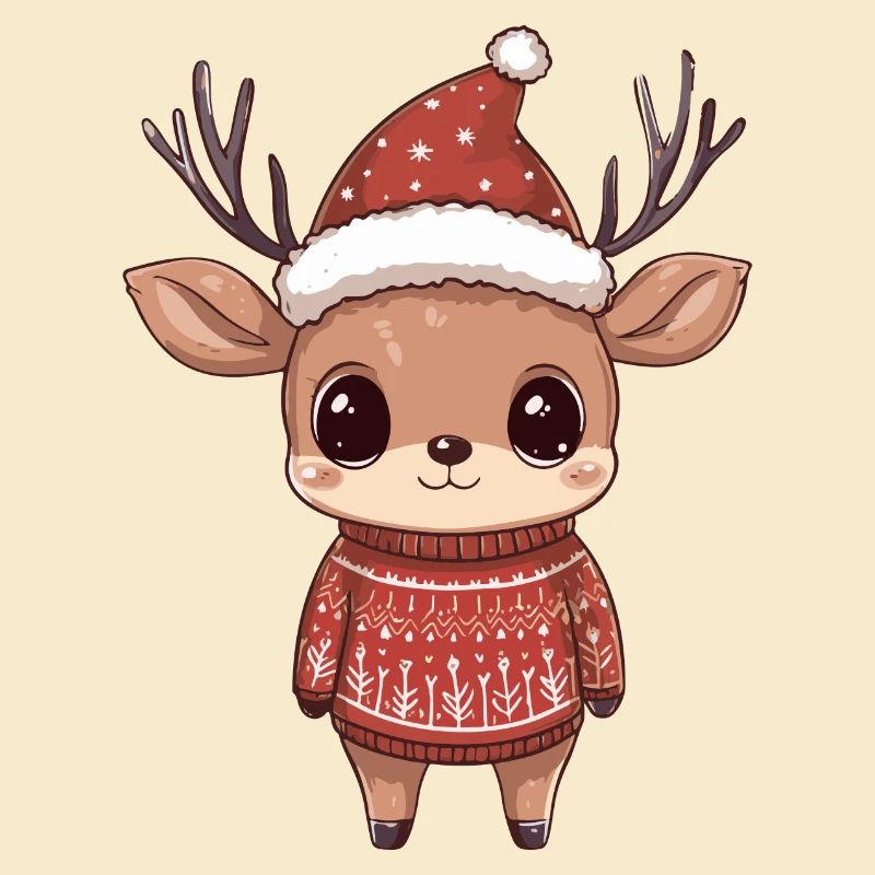 Deer Christmas Comic
