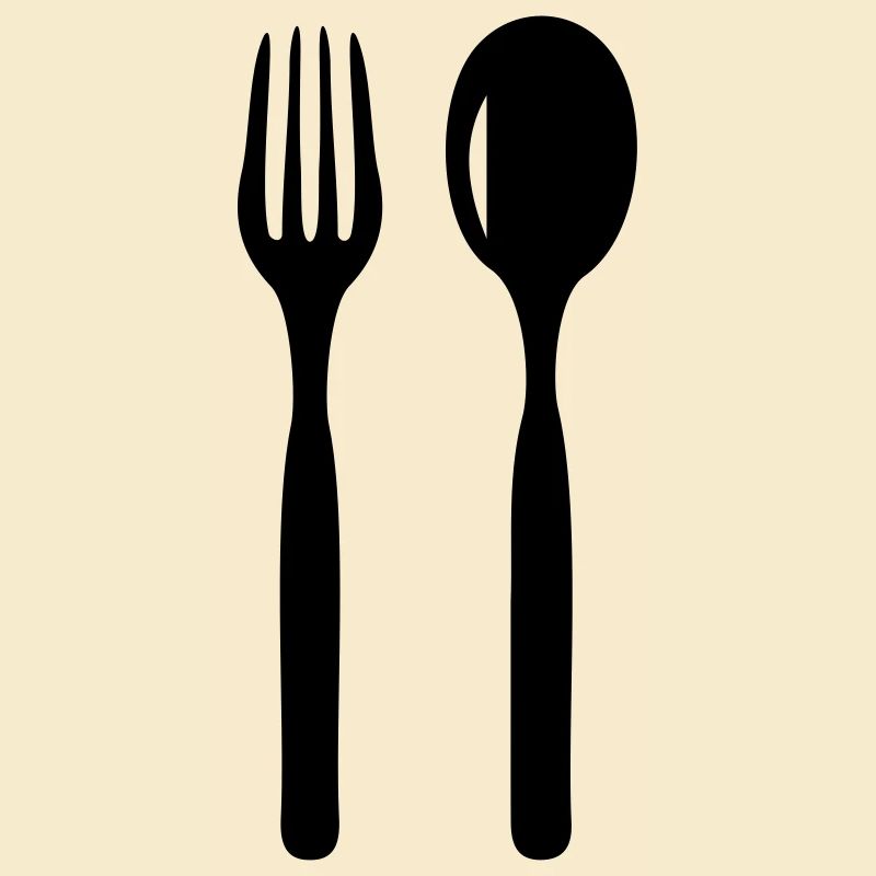 cutlery spoon fork icon