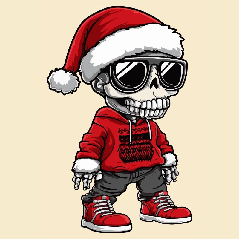 Skeleton Christmas X-Mas