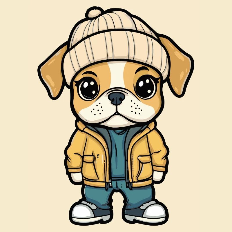 Boxer Dog Stylish