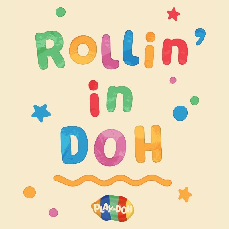 Play-Doh Knete Rollin' In Doh Witziges Design