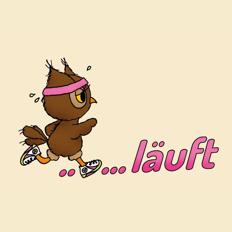 Eule läuft
