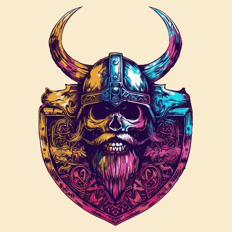Wikinger Totenkopf