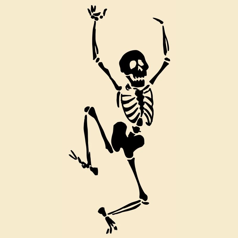 Dancing skeleton