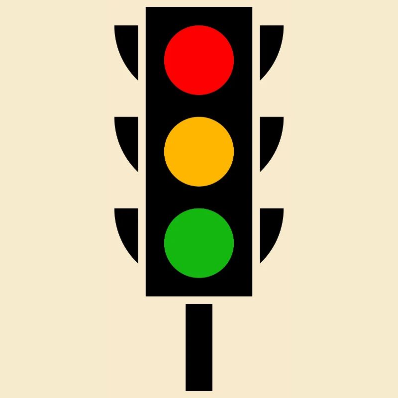 Traffic light driver's license driving school