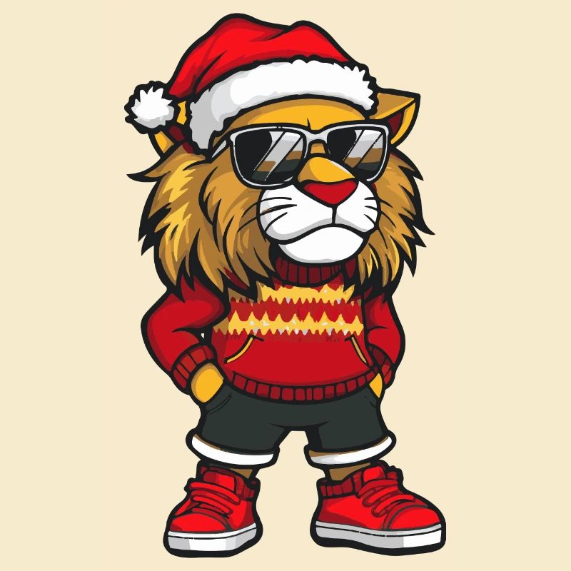 Lion Christmas X-Mas