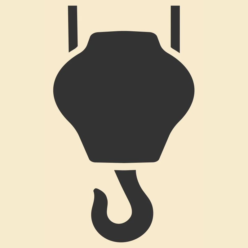 Industrial crane hook Lifting hook or hoist hook