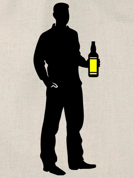 Drinker Silhouette Icon