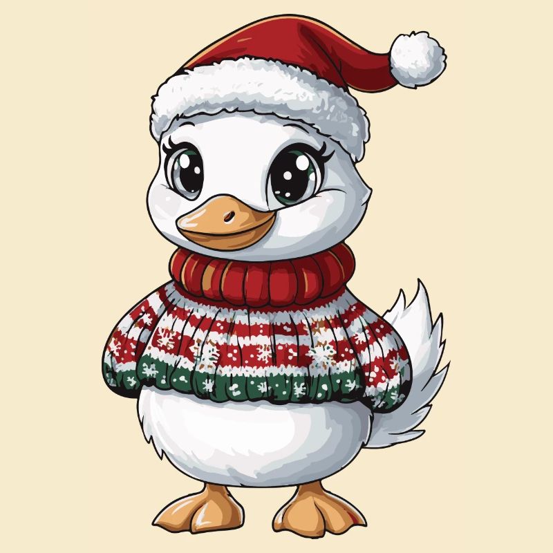 Gans Weihnachten Comic
