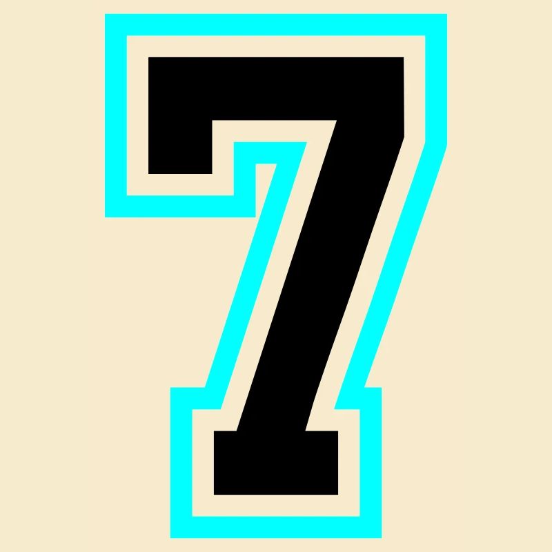 7 Number symbol