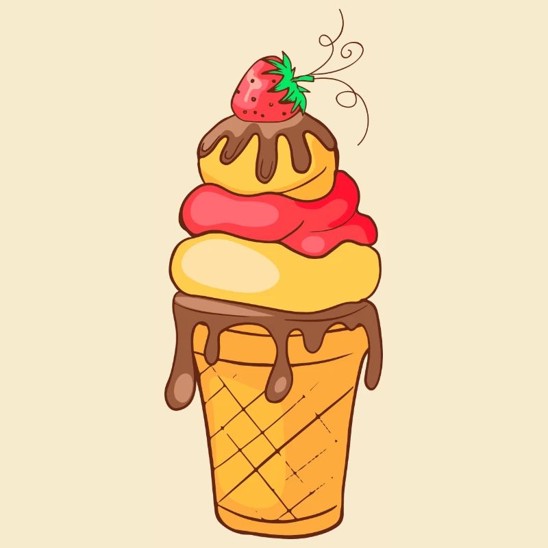 Eis Speiseeis Eiskrem Eiscreme Kugeleis Eisbecher