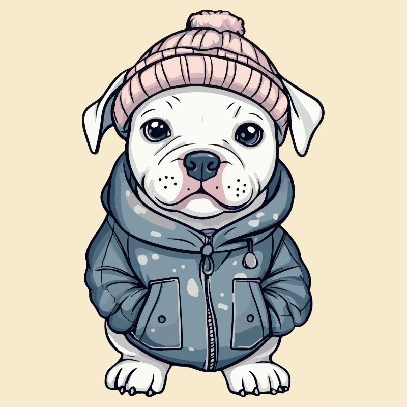 Pit Terrier Dog Stylish