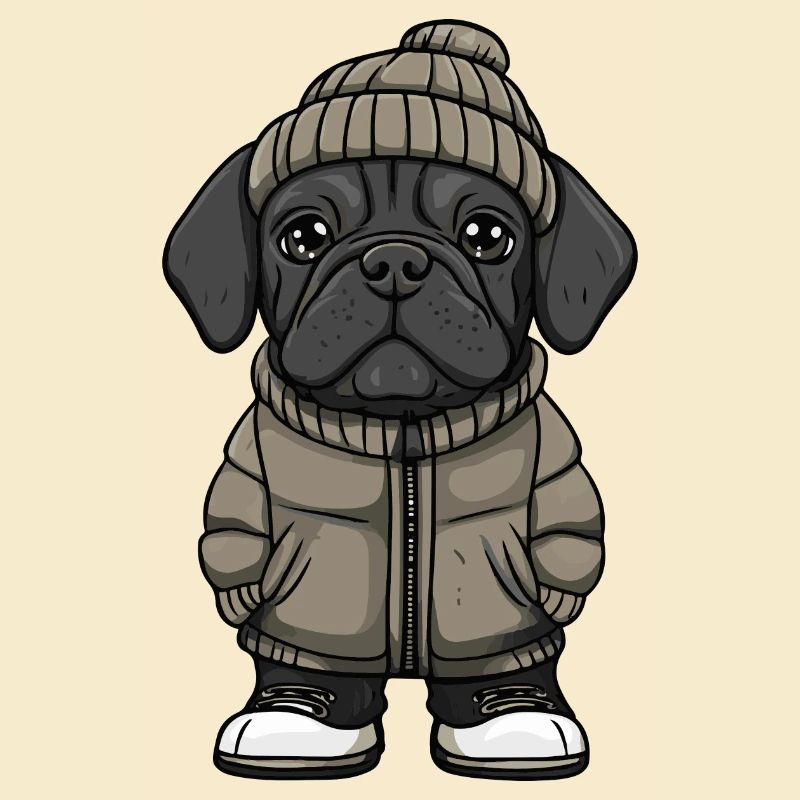 Mastiff Dog Stylish