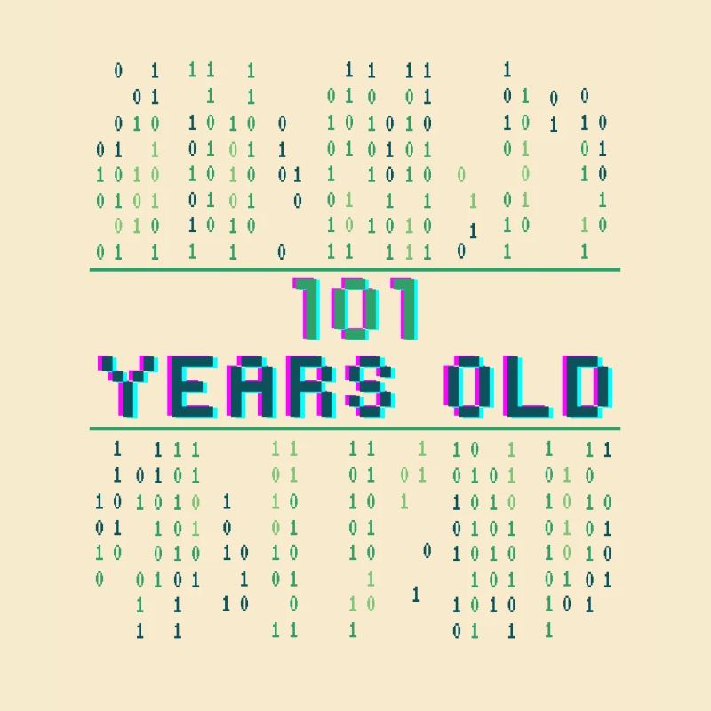 5. Geburtstag 5 Jahre alt Binärcode Coder