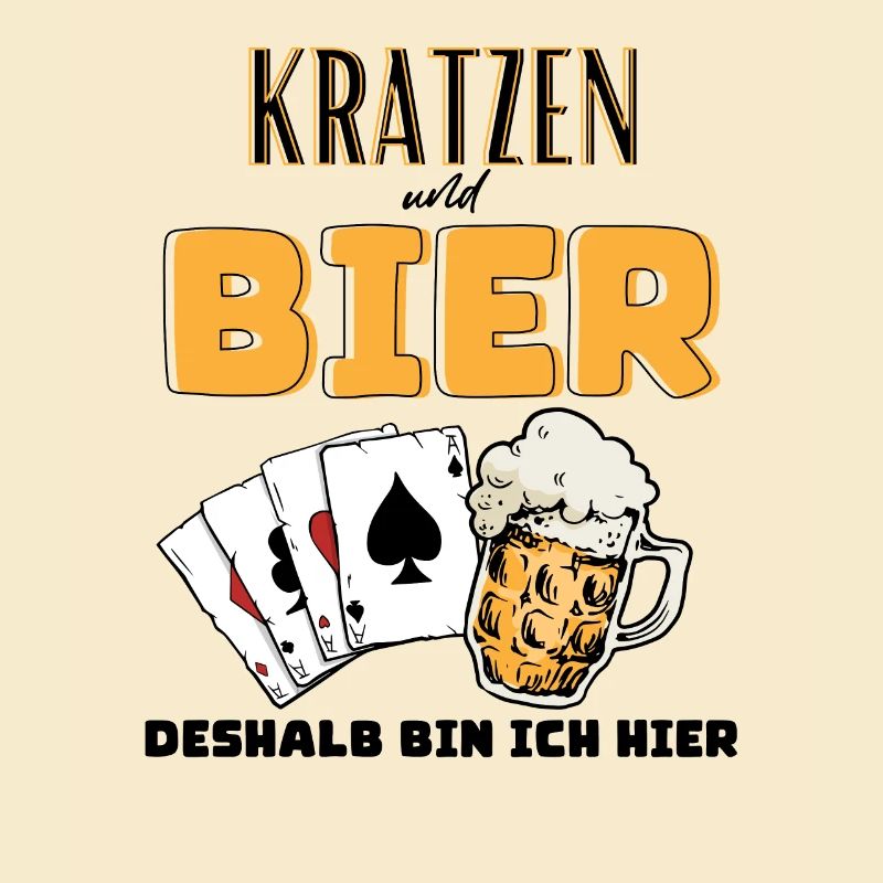 Kratzen und Bier