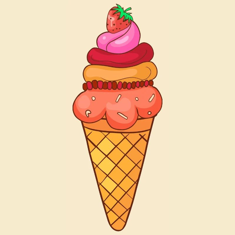 Crème glacée, crème glacée, crème glacée, crème glacée, boule, crème glacée, sundae