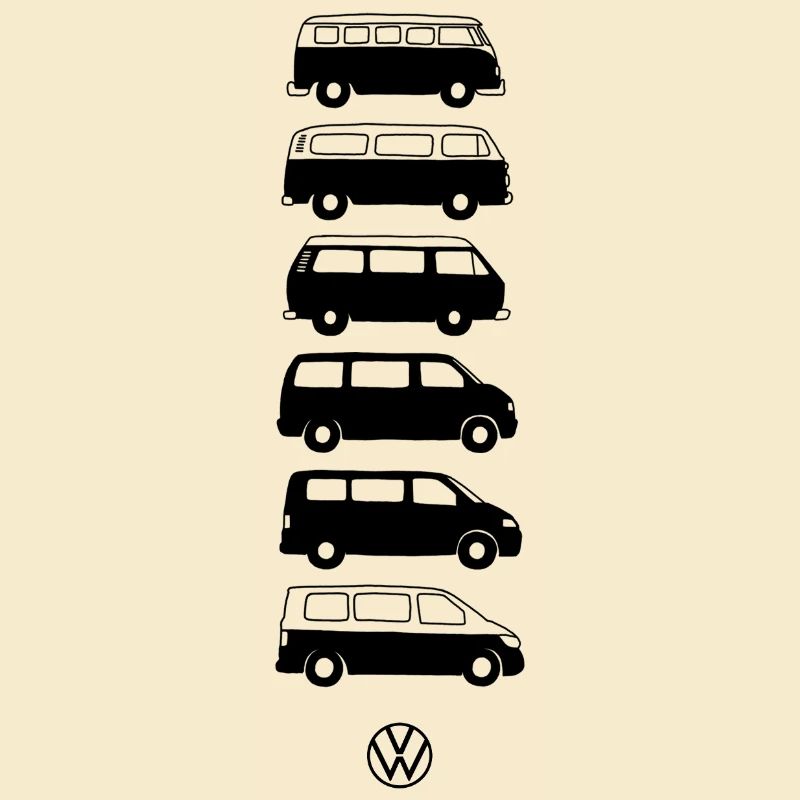 Volkswagen Verticale VW Camper Evolution Avec Logo