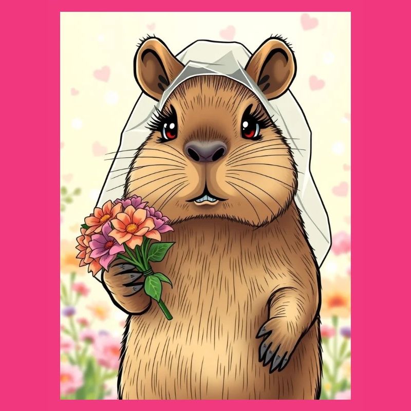 Capybara Bride