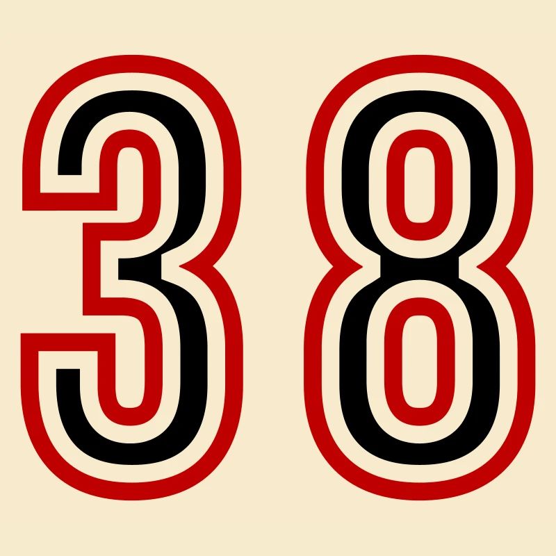 38 Number Years Jersey