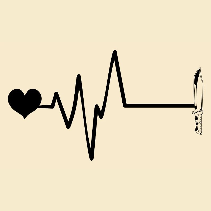 Knife Icon Pulse Love
