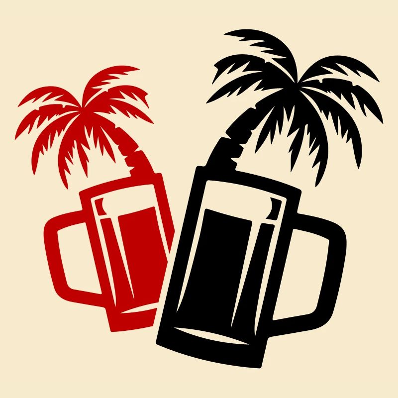 Bier Strand Palmen