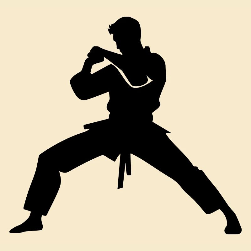 Karate Sport Silhouette
