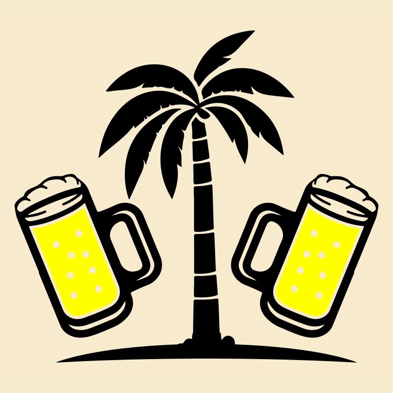 Bier Palmen Urlaub