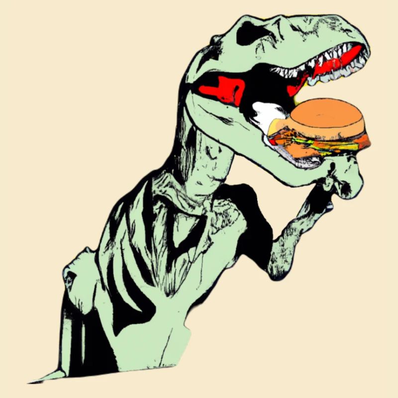 T REX Burger comic V2