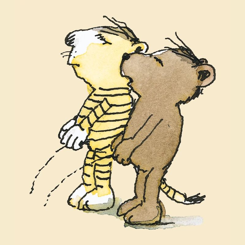 Janosch Tiger und Bär pullern