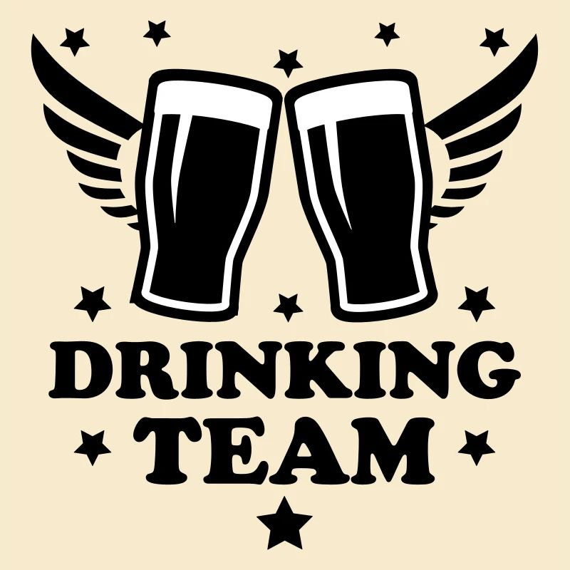 12 Drinking Team zwei glas Bier Prost
