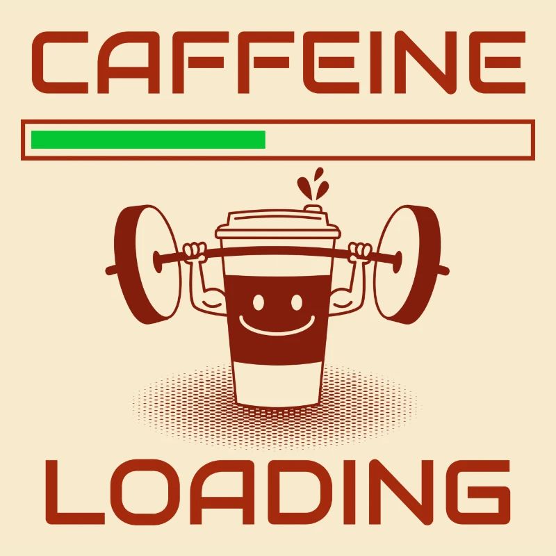 Caffeine loading design for all coffee lovers.