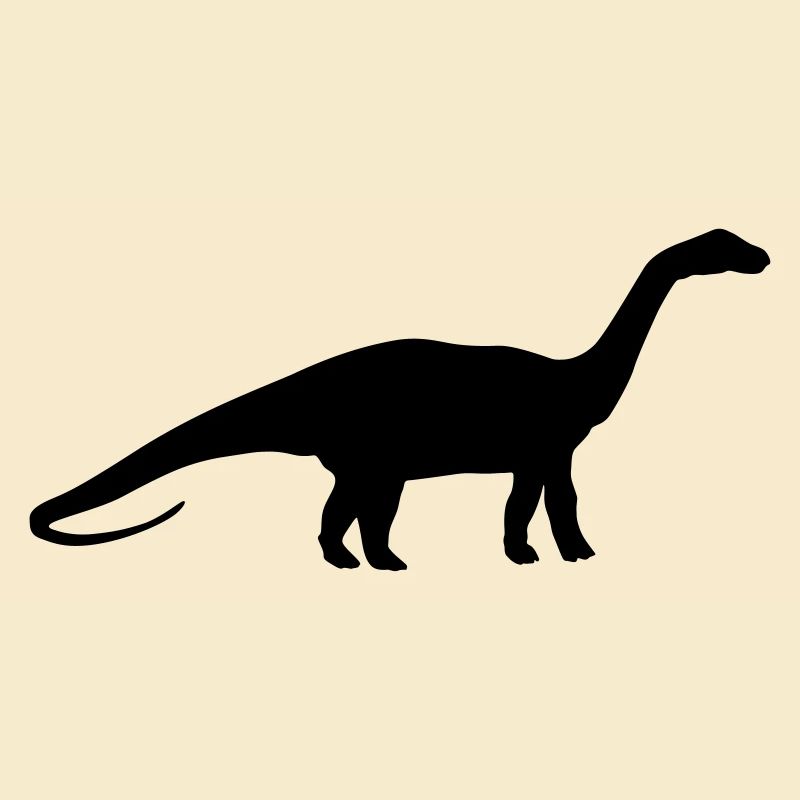 Diplodocus dinosaur silhouette