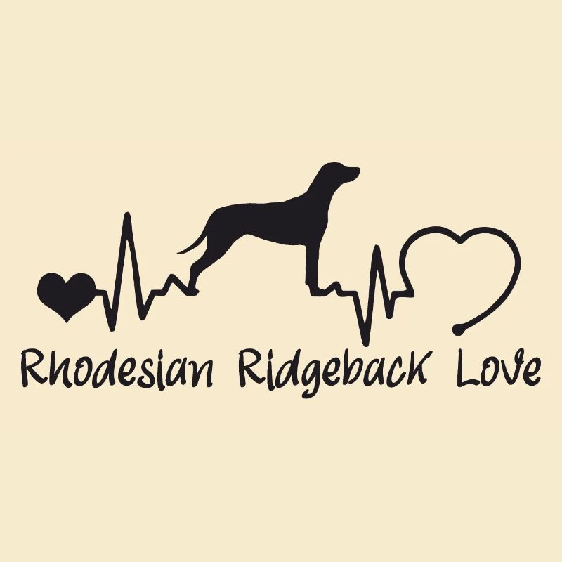 Rhodesian Ridgeback mit Herzschlag