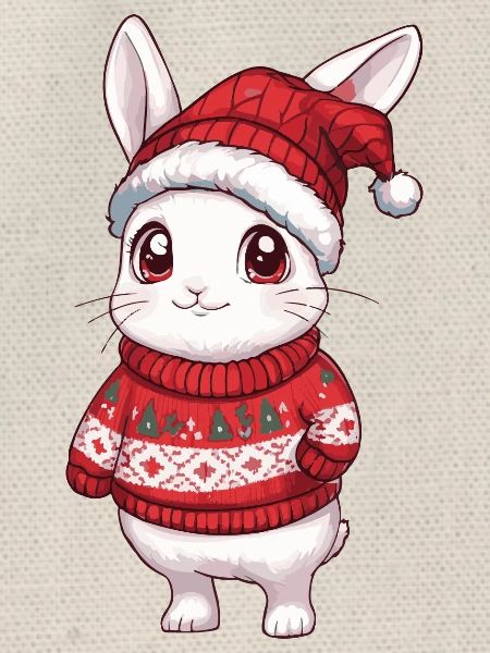 Hase Weihnachten Comic
