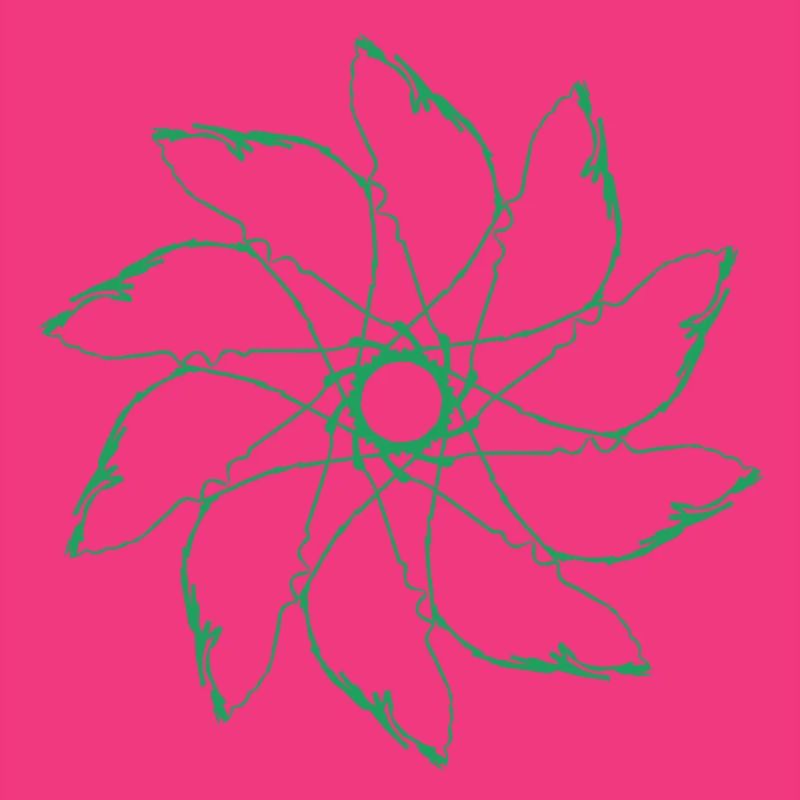 fleur | Éolienne | Mandala | Motif vectoriforme